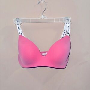 Victoria's Secret Pink Bra with Logo Straps